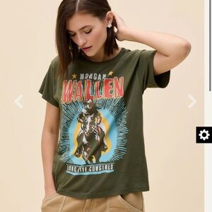 Morgan Wallen Daydreamer Olive Cowboy Graphic Tee
